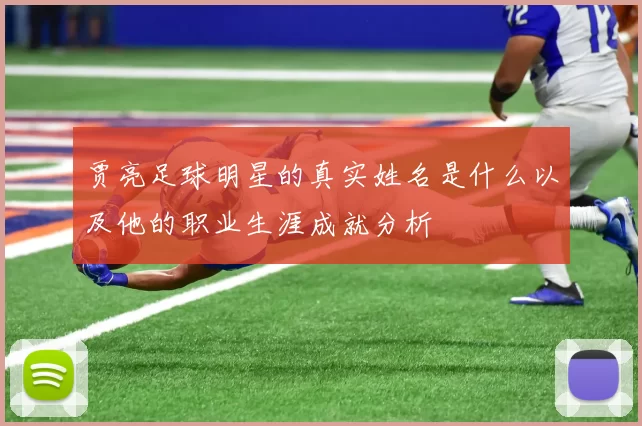 贾亮足球明星的真实姓名是什么以及他的职业生涯成就分析